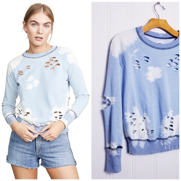 NSF Tops - NSF
Saguro Distressed Blue Sweatshirt, Womens
